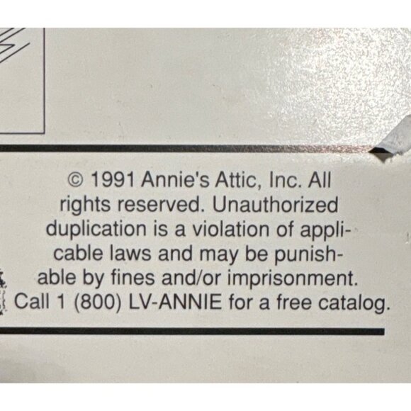 Annies Attic Plastic Canvas Sculptured Birds Cardinal & Dogwood 1991 Crafting Pa - Picture 2 of 3